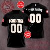 NBA Atlanta Hawks Custom Name Number Black Peachtree T-Shirt
