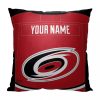 NHL Carolina Hurricanes Jersey Custom Name Square Pillow Case