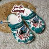 NHL San Jose Sharks Ripped American Flag Custom Name Crocs
