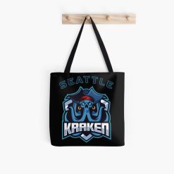 NHL Seattle Kraken Black Tote Bag