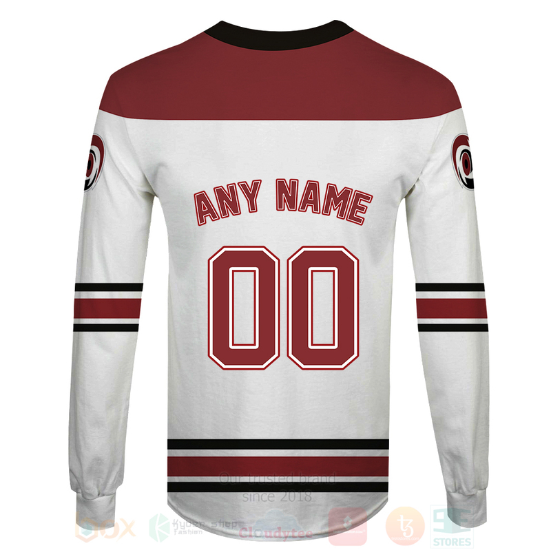 NHL Carolina Hurricanes Custom Name Retro Away Jersey Sweatshirt