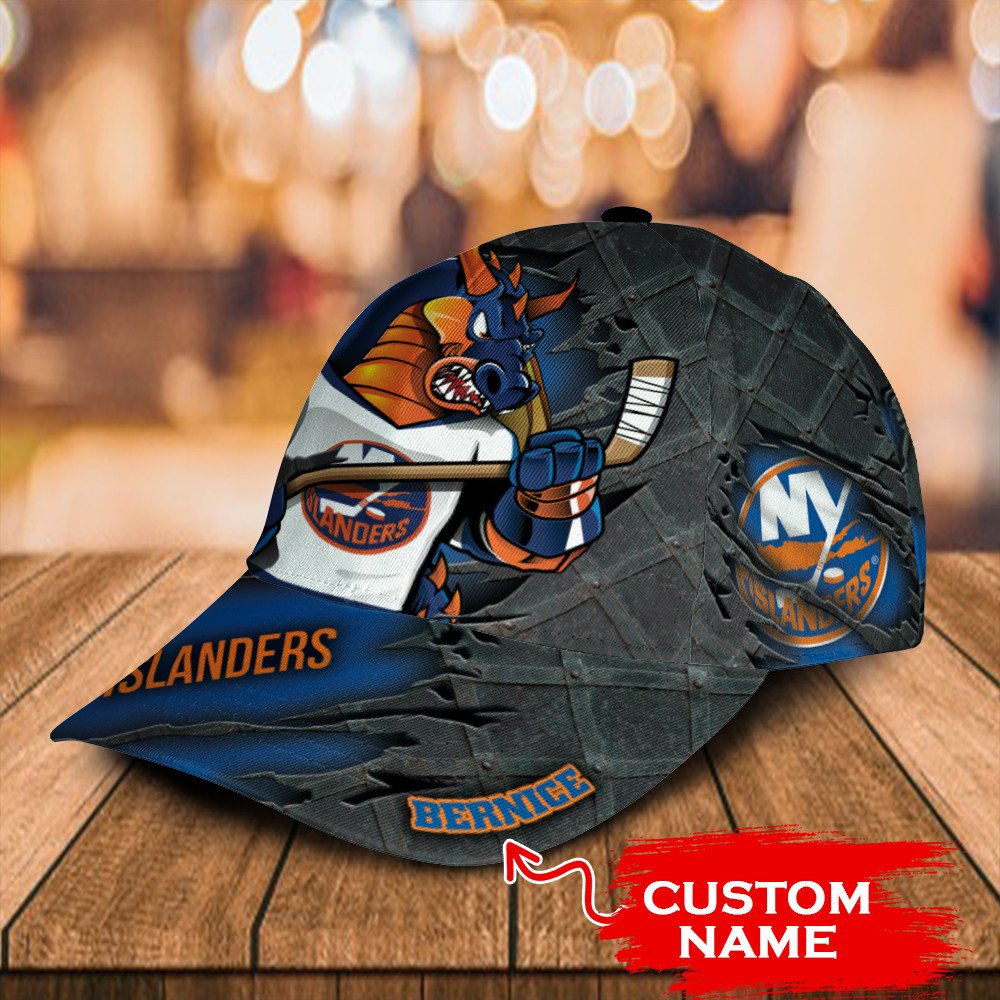 NHL New York Islanders Mascost Custom Name Classic Cap