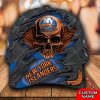 NHL New York Islanders Wings Skull Custom Name Classic Cap
