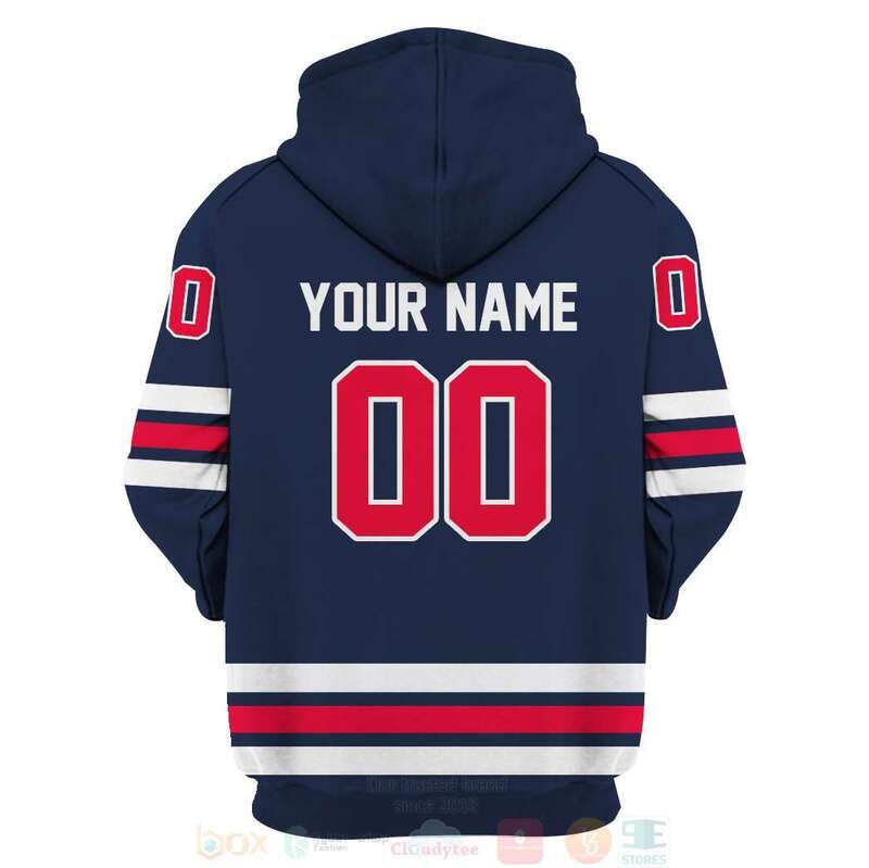 NHL Winnipeg Jets Custom Name Number Alternate Jersey Pullover Hoodie