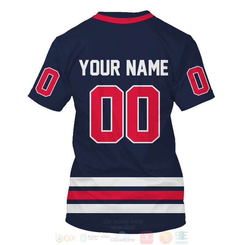 NHL Winnipeg Jets Custom Name Number Alternate Jersey T-Shirt