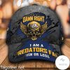 NHL Nashville Predators Skull Damn Right Custom Name Classic Cap