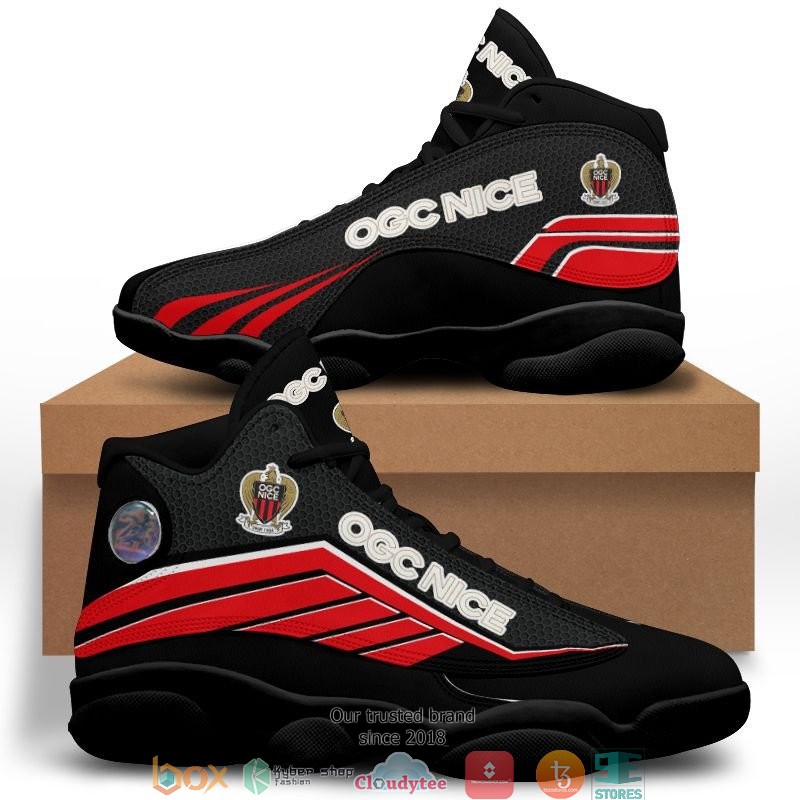 OGC Nice Black Air Jordan 13 Shoes
