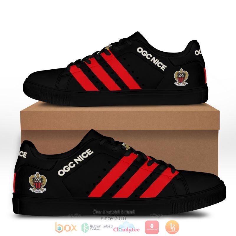 OGC Nice Black Stan Smith Shoes