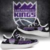NBA Sacramento Kings Purple Black Lightning Yeezy Boost Sneakers