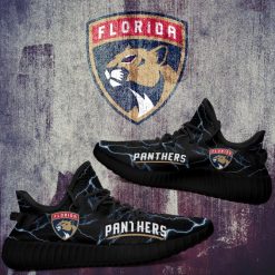 NHL Florida Panthers Lightning Black Yeezy Boost Sneakers - Image 2