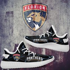 NHL Florida Panthers Lightning Black Yeezy Boost Sneakers