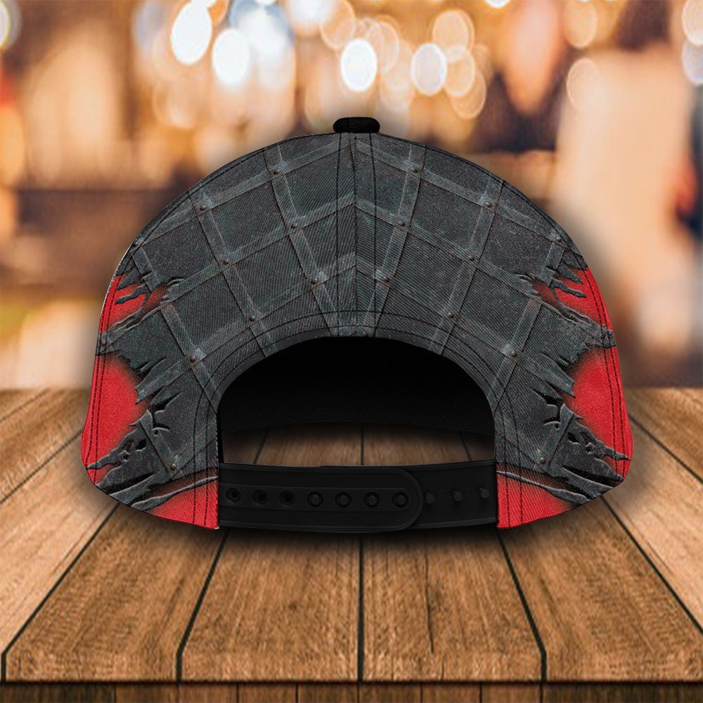 NHL Detroit Red Wings Custom Name Wings Skull Classic Cap NHL Detroit Red Wings Custom Name Wings Skull Classic Cap