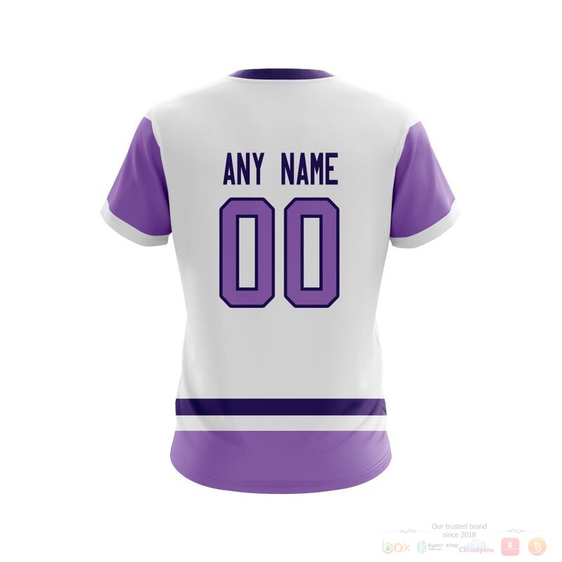 NHL Edmonton Oilers Custom Name Number Hockey Fight Cancer Jersey T-Shirt NHL Edmonton Oilers Custom Name Number Hockey Fight Cancer Jersey T-Shirt