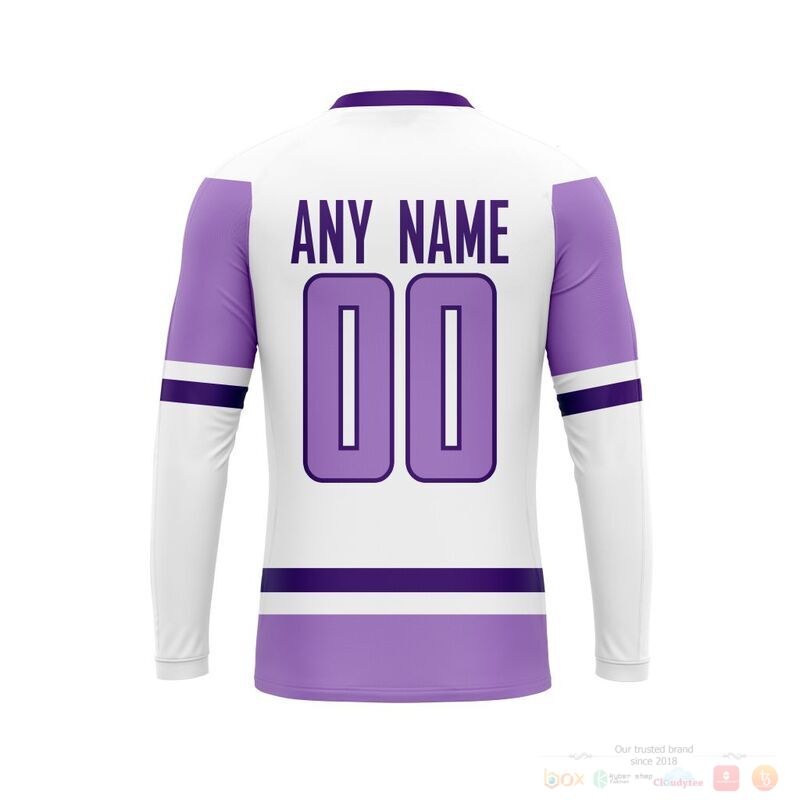 NHL Vancouver Canucks Custom Name Number Hockey Fight Cancer Jersey Sweatshirt NHL Vancouver Canucks Custom Name Number Hockey Fight Cancer Jersey Sweatshirt