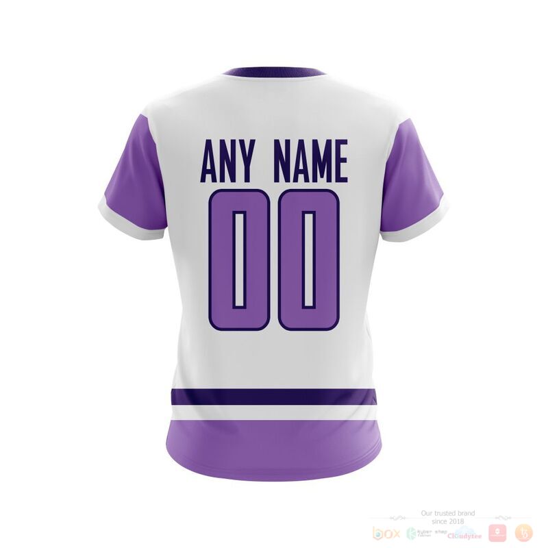 NHL Vancouver Canucks Custom Name Number Hockey Fight Cancer Jersey T-Shirt NHL Vancouver Canucks Custom Name Number Hockey Fight Cancer Jersey T-Shirt