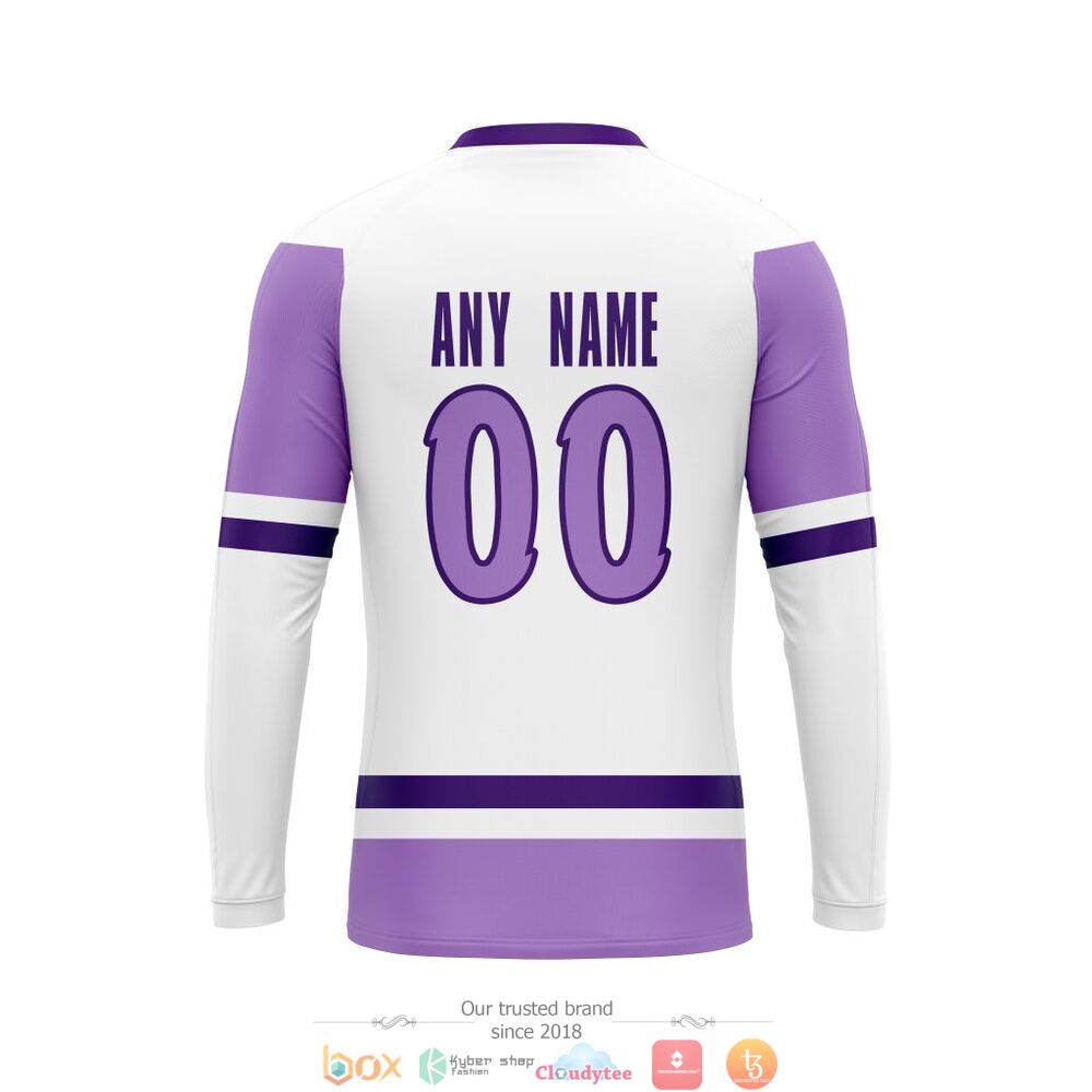 NHL Minnesota Wild Custom Name Number Hockey Fight Cancer Jersey Sweatshirt NHL Minnesota Wild Custom Name Number Hockey Fight Cancer Jersey Sweatshirt
