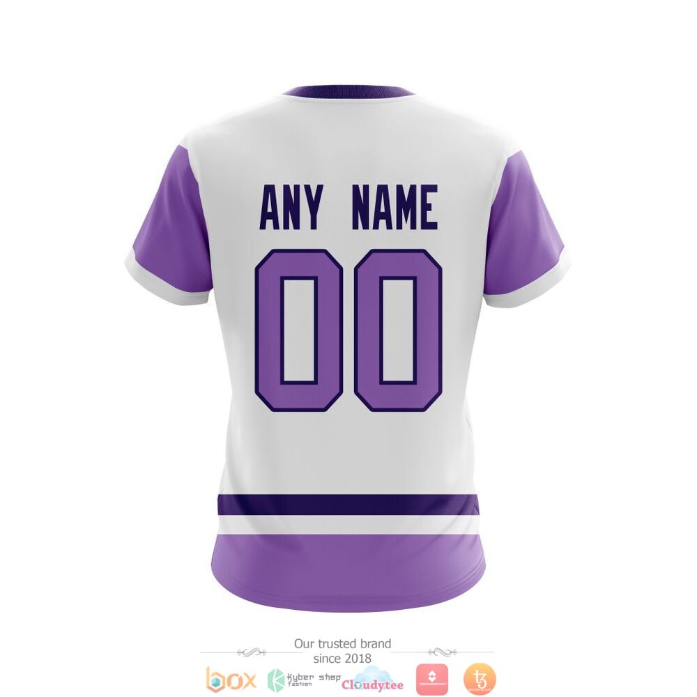 NHL Winnipeg Jets Custom Name Number Hockey Fight Cancer Jersey T-Shirt NHL Winnipeg Jets Custom Name Number Hockey Fight Cancer Jersey T-Shirt