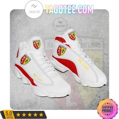 RC Lens White Air Jordan 13 Shoes