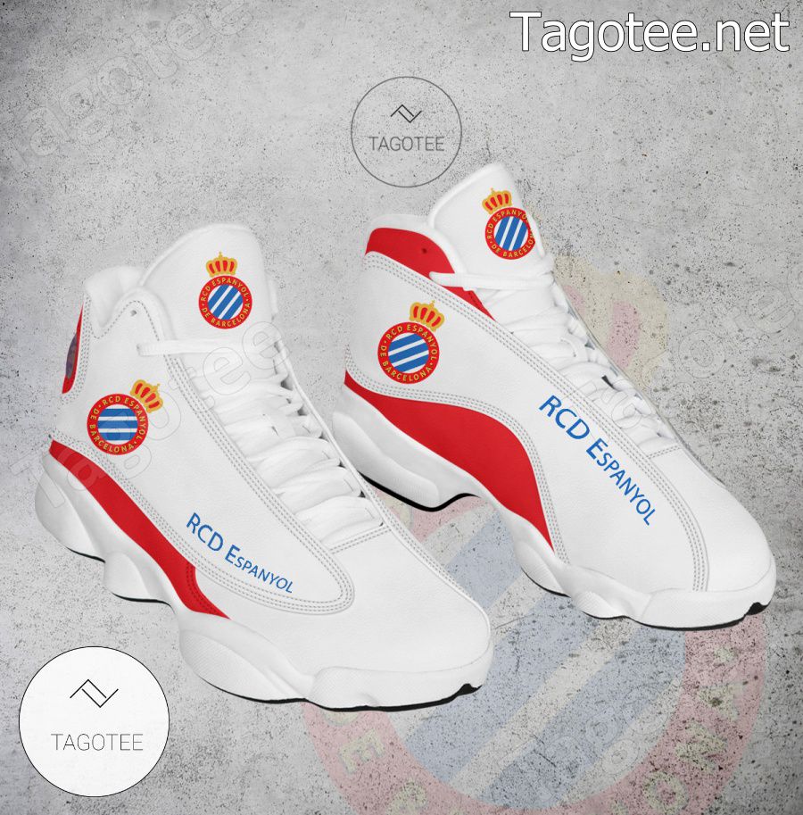 RCD Espanyol White Air Jordan 13 Shoes