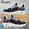 NHL Edmonton Oilers Navy Blue Orange Max Soul Shoes