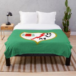 Rayo Vallecano Green Fleece Blanket