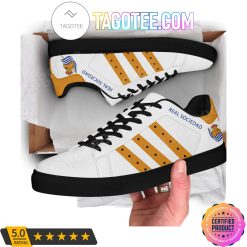Alternative view of Real Sociedad White Logo Club Stan Smith Shoes