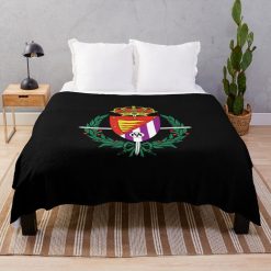 Real Valladolid Black Fleece Blanket
