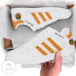 Rio Ave FC White Orange Stripes Stan Smith Shoes
