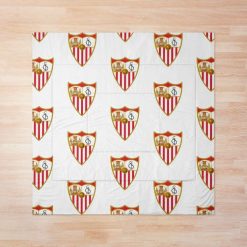 Alternative view of Sevilla FC White Fleece Blanket