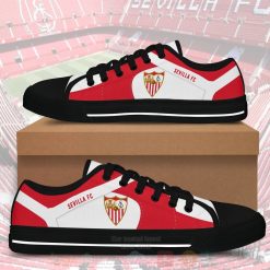 Alternative view of Sevilla FC White Red Low Top Shoes