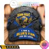 NHL St. Louis Blues Skull Damn Right Custom Name Classic Cap