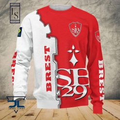 Stade Brestois 29 White Red Sweatshirt