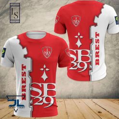 Stade Brestois 29 White Red T-Shirt