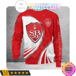 Stade Brestois 29 White Red Sweatshirt