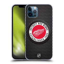 NHL Detroit Red Wings Puck Texture Phone Case