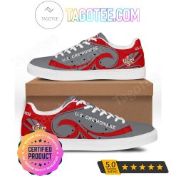Alternative view of US Cremonese Grey Red Stan Smith Shoes