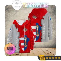 US Cremonese Grey Red Pullover Hoodie