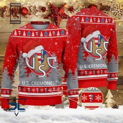 US Cremonese Santa Hat Ugly Christmas Sweater