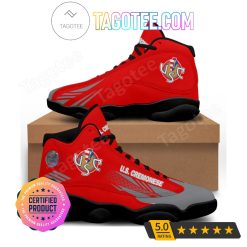 Alternative view of US Cremonese Grey Red Air Jordan 13 Shoes