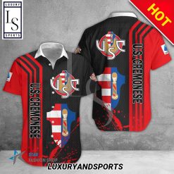 US Cremonese Black Red Hawaiian Shirt