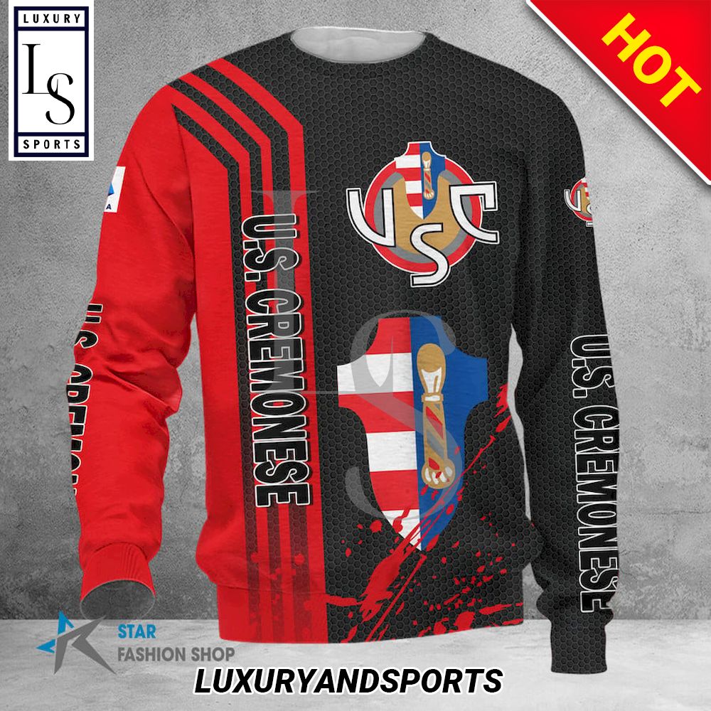 US Cremonese Black Red Sweatshirt V1