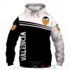 Valencia CF White Black Pullover Hoodie V2