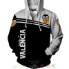 Valencia CF White Black Zip Up Hoodie