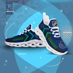 NHL Vancouver Canucks Custom Name Blue Green Max Soul Shoes