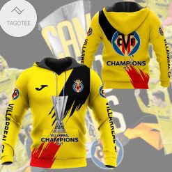 Villarreal CF Yellow Pullover Hoodie