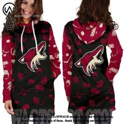 NHL Arizona Coyotes All Over Print Women Hoodie Dress