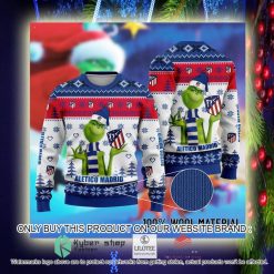 Atletico Madrid The Grinch Ugly Christmas Sweater