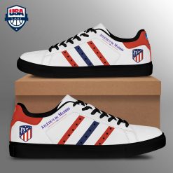 Alternative view of Atletico Madrid Red Navy Stripes Stan Smith Shoes