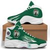 NBA Boston Celtics Green White Speical Air Jordan 13 Shoes