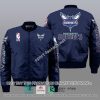 NBA Charlotte Hornets Navy Blue Bomber Jacket